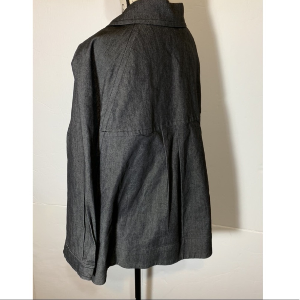 Sandro 2x Button Down Collar Denim Jacket - image 3